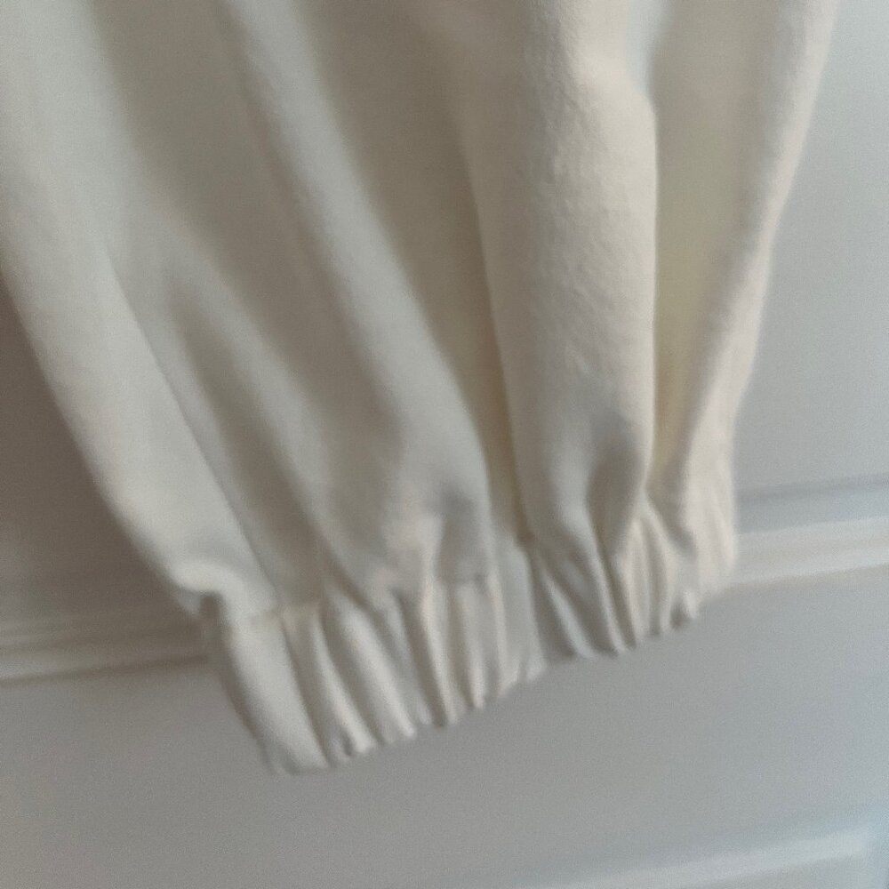 Tibi Chalky Drape Plashet Jogger- Regular- White- SR - Picture 9 of 13